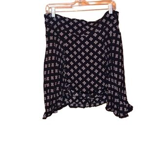 Free People Black Mini Skirt Size 12